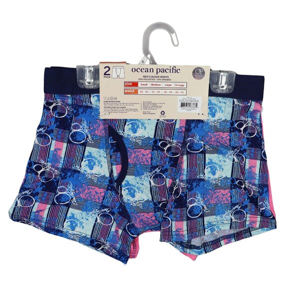 OP Ocean Pacific 2-Pack Boxer Briefs Men's Underwear NIP Pink Carnation - Picture 4 of 4